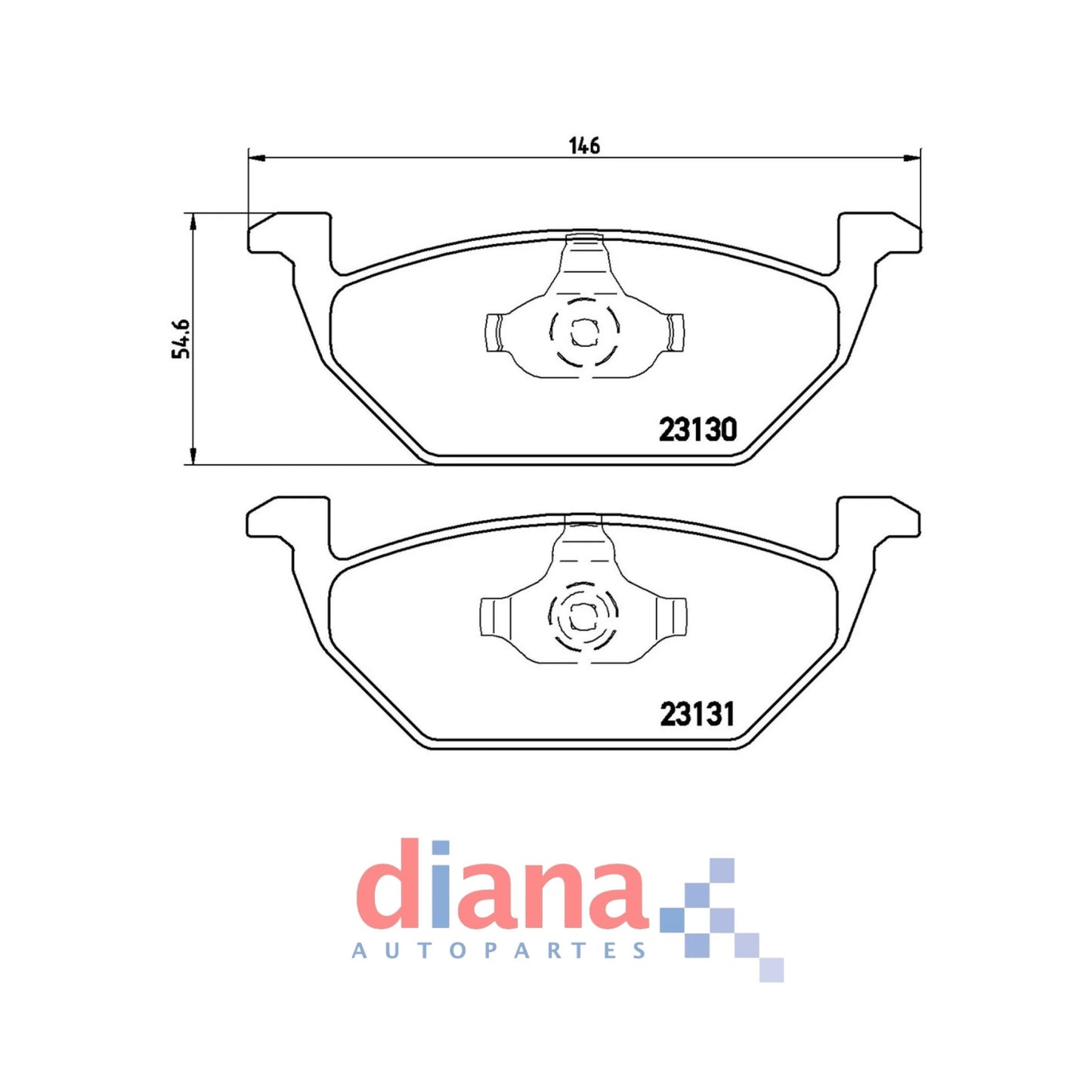 Balatas Delanteras Volkswagen Beetle 2.0 2012-2018 TSI
